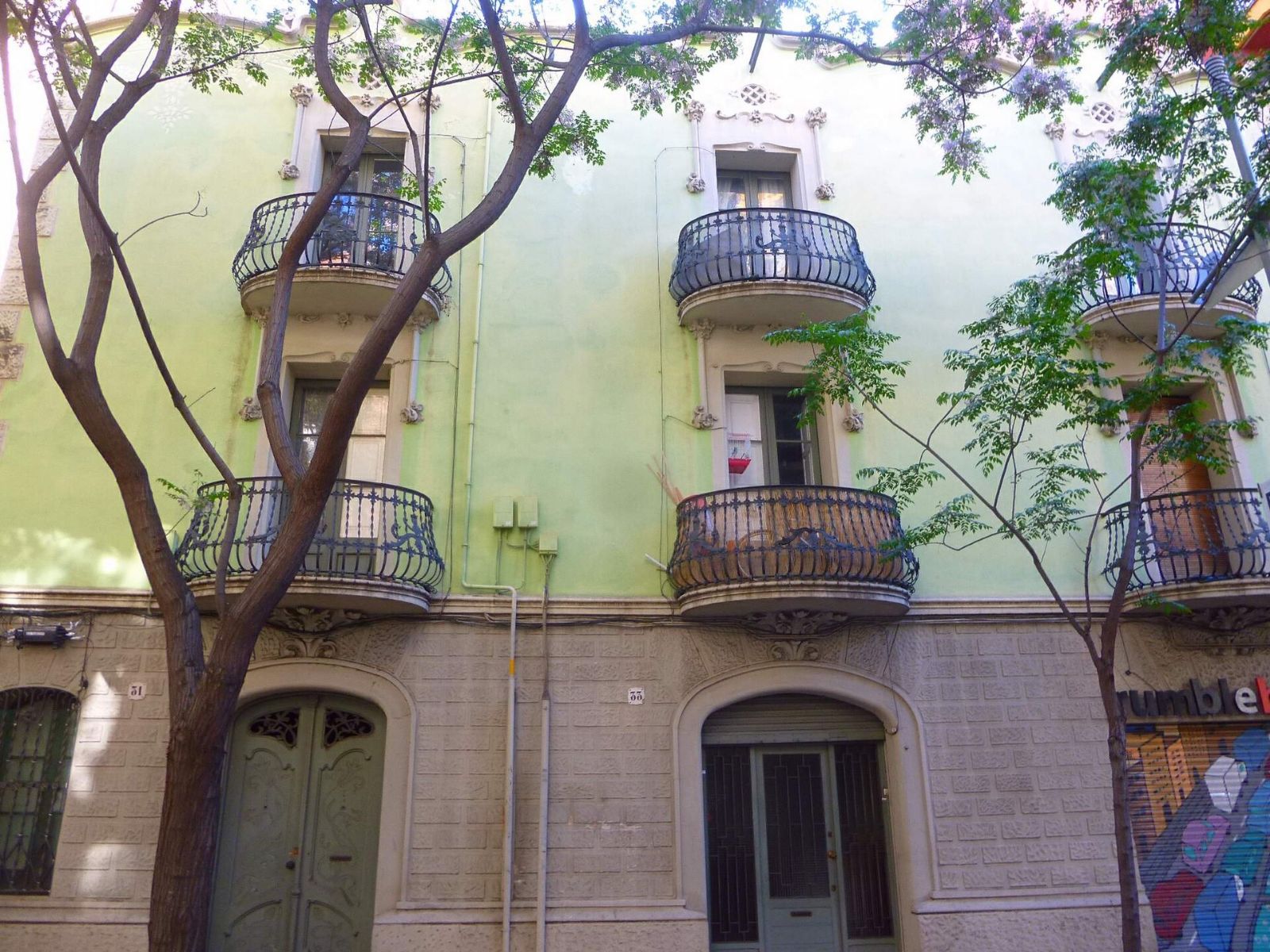 A street in Nou Barris, Barcelona